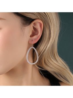 Salty - Women Stylish Silver Drop Earrings