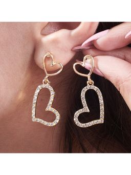 Salty - Women Charming Heart Drop Earrings