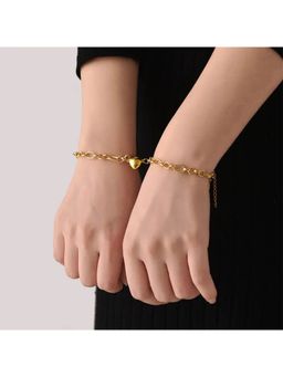 Salty Alpha - Women Golden Magnetic Bracelets (Pack of 2)