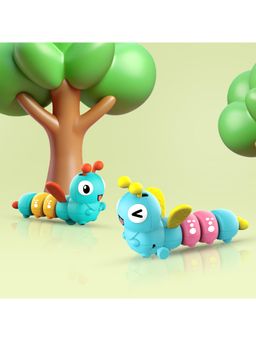 R for Rabbit - Orapple Caterpillar Wind Up Toy Multi Color ORCTPM11