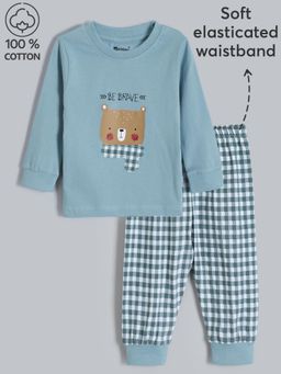 Hopscotch - T-Shirt Snuggly Bear Cotton Jogger Set