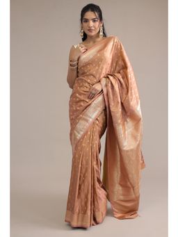 Zari Jaipur - Banarasi Handloom Zari Texture Saree With Unstitched Blouse