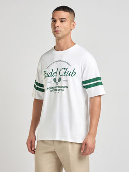 DILLINGER - Mens Printed Oversized Half Sleeve Round Neck T-Shirt