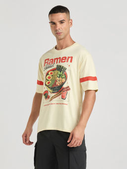 DILLINGER - Mens Printed Oversized Half Sleeve Round Neck T-Shirt