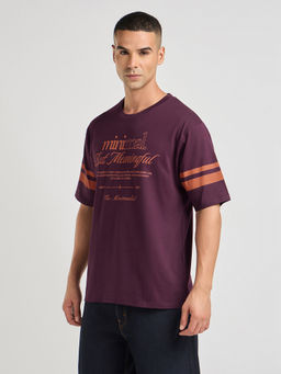 DILLINGER - Mens Printed Oversized Half Sleeve Round Neck T-Shirt