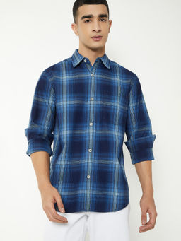 max - Men Checked Regular Fit Shirt