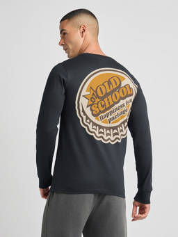 Difference of Opinion - Mens Black Printed Regular Fit Full Sleeve Round Neck T-Shirt