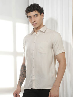 CRIMSOUNE CLUB - Men's Beige Shirt