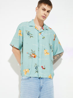 max - Urb_N Men Printed Resort Shirt