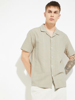 max - Urb_N Men Textured Shirt