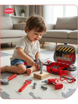 Chanak - 24-Piece Jr. Mechanical Set with Briefcase-Grey