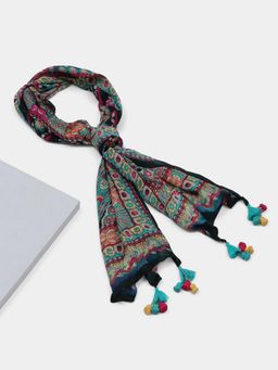 Aarke Ritu Kumar - Women Blue Multi Mirage Scarf