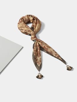 Ritu Kumar - Women Beige Dahelia Scarf