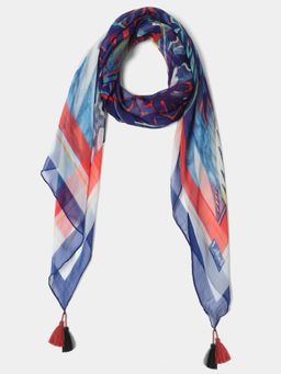 Label Ritu Kumar - Women Blue Juniper Blue Scarf