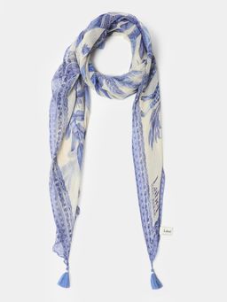 Label Ritu Kumar - Women Off White Toile Scarf