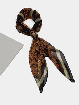 Label Ritu Kumar - Women Black Ortisa Scarf