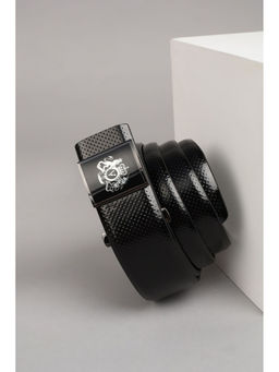 Van Heusen - Men Black Textured Formal Belt