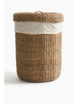 H&M - Brown Seagrass Laundry Basket