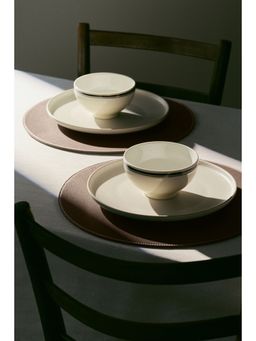 H&M - Brown 2-Pack Round Place Mats