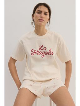 H&M - Women White Printed Pyjamas