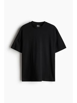 H&M - Men Black Loose Fit T-Shirt