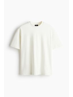 H&M - Men White Loose Fit T-Shirt