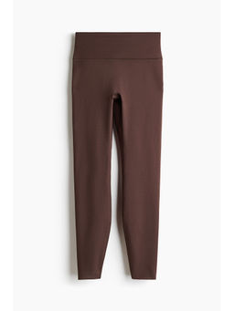 H&M - Women Brown Sports Leggings With Softmove