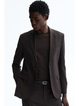 H&M - Men Brown Slim Fit Jacket