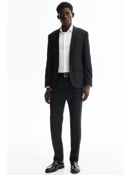 H&M - Men Black Slim Fit Suit Trousers