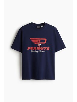 H&M - Men Multi-Color Loose Fit Printed T-Shirt