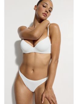 H&M - Women White Microfibre Super Push-Up Bra