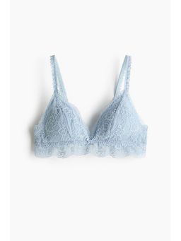 H&M - Women Blue Padded Soft Lace Bra