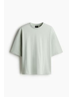 H&M - Men Green Oversized Fit T-Shirt