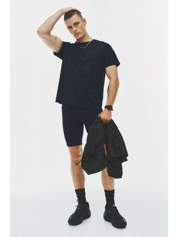 H&M MOVE - Men Blue Mesh Sports T-Shirt with Drymove