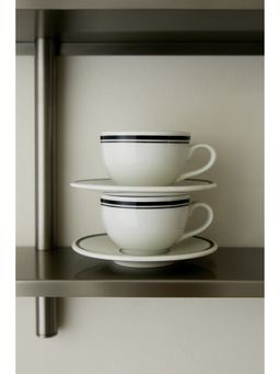 H&M - 2-Pack Cappuccino Cup And Saucer