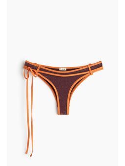 H&M - Women Red Glittery Bikini Bottoms