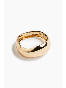 H&M - Women Gold Chunky Hinged Bangle