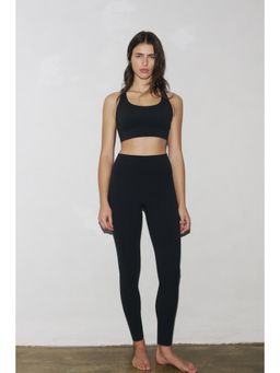 H&M MOVE - Women Black Pocket-Detail Sports Leggings With Softmove