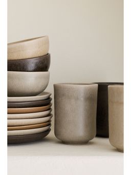 H&M - Beige 4-Pack Stoneware Mugs