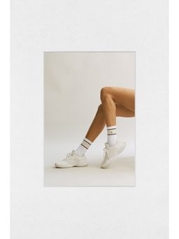 H&M - Women White 2-Pack Tennis Socks With Drymove