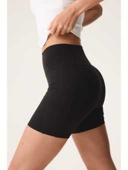 H&M MOVE - Women Black Sports Cycling Shorts With Softmove