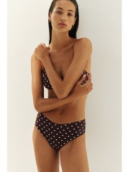 H&M - Women Brown Cheeky Bikini Bottoms