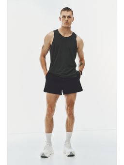 H&M - Men Black Lightweight Quick Dry Running Shorts