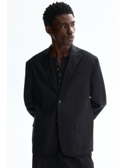 H&M - Men Black Relaxed Fit Jacket