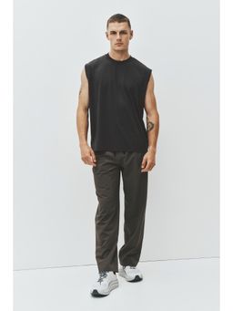 H&M MOVE - Men Grey Loose Fit Sports Vest Top With Drymove