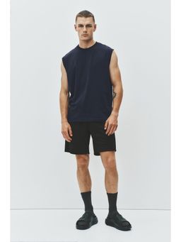 H&M MOVE - Men Blue Loose Fit Sports Vest Top With Drymove