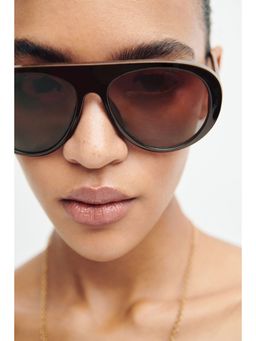 H&M - Women Brown Aviator-Style Sunglasses