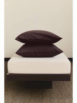 H&M - Brown 2-Pack Cotton Pillowcases