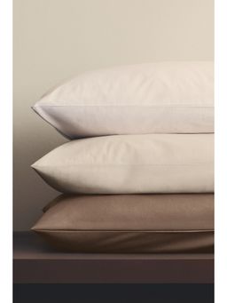 H&M - Beige 2-Pack Cotton Pillowcases