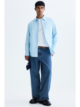 H&M - Men Blue Baggy Jeans